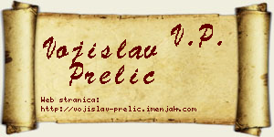 Vojislav Prelić vizit kartica